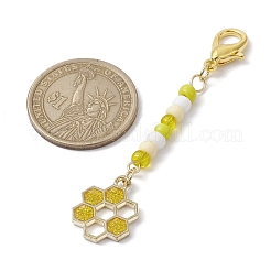 4шт 4 стиля подвеска из сплава эмали украшения HJEW-JM01696