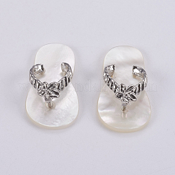 Натуральная белая ракушка перламутр SSHEL-L008-33B