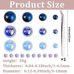 1 набор кабошонов из смолы&nbsp;RESI-CP0001-12