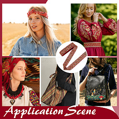 Этническая полиэстеровая лента OCOR-WH0109-043A