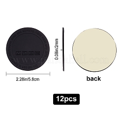 12 шт. силиконовые подставки под напитки AJEW-GF0004-48D