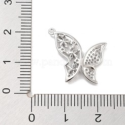 Подвески из латуни с прозрачным фианитом&nbsp;LS-KK-Z061-08P-02