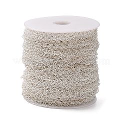 Серебряные позолоченные железные цепочки ручной работы цепочки figaro цепочки мать-сын CHSM023Y-S