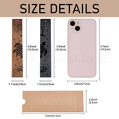 1 набор деревянных закладок AJEW-CP0001-78B