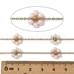 Цепи из нержавеющей стали 304 ручной работы с бусинами CHS-L031-11G-04