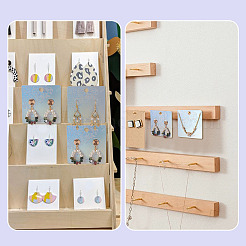 50 tarjeta de presentación de joyas de papel con flores en relieve láser para pendientes.&nbsp;CDIS-TA0001-54
