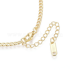 Цепочки панцирного плетения из нержавеющей стали 304 толщиной 3 мм с ионным покрытием (IP) NJEW-N059-01G