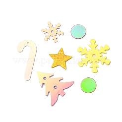 Рождественская тема пластиковые бусины с пайетками KY-C014-06