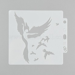 Большие пластиковые многоразовые шаблоны трафаретов для рисования DIY-F053-25F