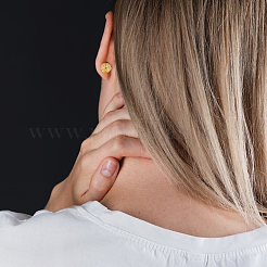 4 шт. 925 гайки для ушей из стерлингового серебра&nbsp;STER-BBC0008-61G