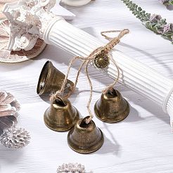 Campana colgante de hierro decoracion&nbsp;HJEW-JM02238