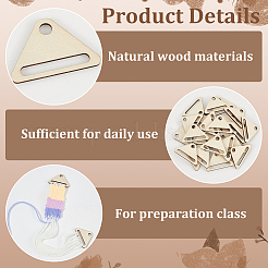 1 набор инструментов для плетения браслетов из деревянного шнура TOOL-BC0002-91