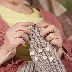 26 шт. сплав эмали кулон фиксирующие маркеры петель HJEW-BC00084