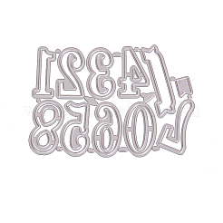 Номерная рамка из углеродистой стали умирает трафареты&nbsp;DIY-F036-19