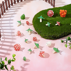 36шт 6 стиля пластиковые подвески KY-ME0001-05