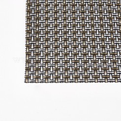 (распродажа) нескользящая изоляционная прокладка из искусственного ротанга из ПВХ AJEW-TAC0003-02