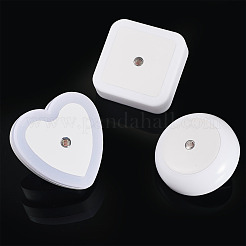 3 pz 3 stili ABS sensore di luce notturna a LED in plastica&nbsp;AJEW-TA0003-03