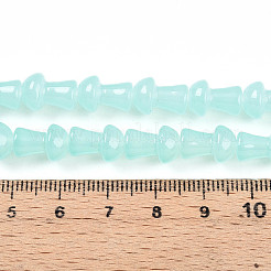 Выпечка окрашенные стеклянные бусины пряди&nbsp;DGLA-N007-01I