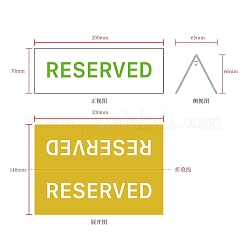 Таблички для столиков из акрила AJEW-WH0596-092A
