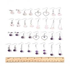 16 пара сережек-подвесок из нержавеющей стали 304 EJEW-FS00058
