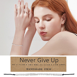 DIY-Kits zum Herstellen von Morsecode-Armbändern&nbsp;DIY-UN0008-18S