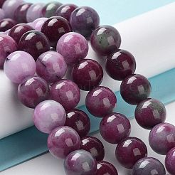 Окрашенные природные малайзии нефрита бисер нитей&nbsp;G-G021-01C-08