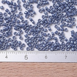 MIYUKIデリカビーズ  シリンダー  日本製シードビーズ  11/0  （db0267)不透明ブルーベリー光沢  1.3x1.6mm  穴：0.8mm  約10000個/袋  50 G /袋&nbsp;SEED-X0054-DB0267