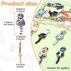 Подвески из сплава 18шт 9 цветов&nbsp;FIND-CJ0002-11