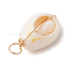 Подвески из натуральной каури&nbsp;PALLOY-JF02662-01