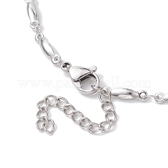 Не тускнеющие 304 нержавеющая сталь цепочка ожерелья NJEW-JN04927-02
