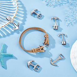 6 шт. 6 стиля застежек-крючков из нержавеющей стали 304 STAS-UN0050-80