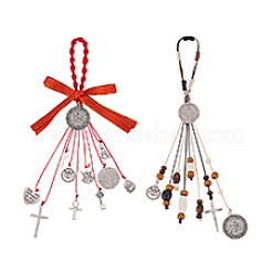 2 шт. подвеска-медаль из полиэстера&nbsp;HJEW-PH02290