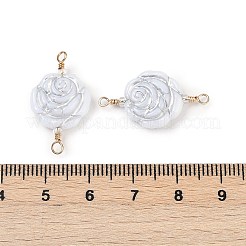 Непрозрачные акриловые звенья соединительные подвески KK-K296-07B-G