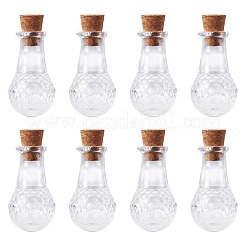 10 шт. прозрачные стеклянные бутылки желаний&nbsp;AJEW-TA0002-85A