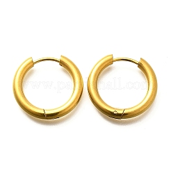 Pendientes de aro de acero inoxidable 304 para mujer&nbsp;EJEW-M068-15A-G