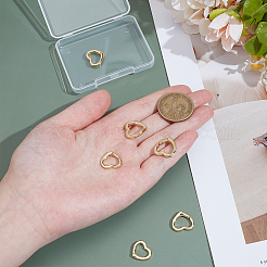 6 шт. 3 стиля стойки с покрытием из латуни пружинные затворные кольца&nbsp;KK-PH0013-94