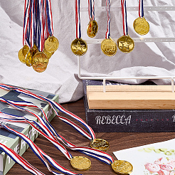 30шт пластиковые медали&nbsp;AJEW-CN0004-75