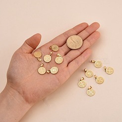 Ионное покрытие (ip) плоские круглые с подвесками из нержавеющей стали san benito и word 304 STAS-I036-03A