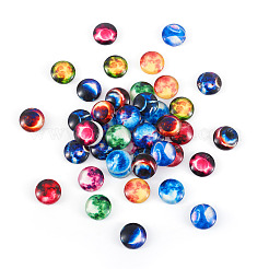 60шт 15 стилей стеклянных кабошонов GLAA-TA0001-76