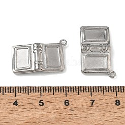 Cabochon pendenti in acciaio inossidabile 304&nbsp;SA-CBAE5AC-23P