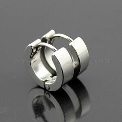 Messing huggie Creolen&nbsp;EJEW-EE0002-252F