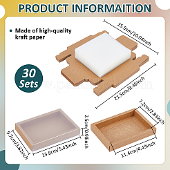 30 шт. подарочные ящики для хранения бумаги&nbsp;CON-BC0007-73A