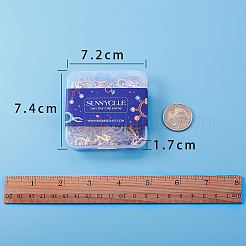 ラックメッキ合金チャーム  アルファベット  a～zの文字  ガンメタル＆ゴールデン＆ローズゴールド＆シルバー  a～zの文字  12~17x4~15x2mm  穴：1.5mm  4色  1セット/カラー  26個/セット  4セット /箱  104個/箱&nbsp;PALLOY-SC0002-26
