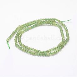 Естественный зеленый апатит бисер пряди G-F460-58