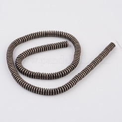 Гальванизировать немагнитных синтетический гематит бисер пряди&nbsp;X-G-L436-04B