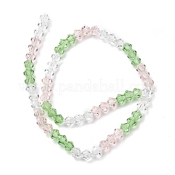 Прозрачный градиент цвета стеклянные бусины пряди GLAA-F131-01B-06