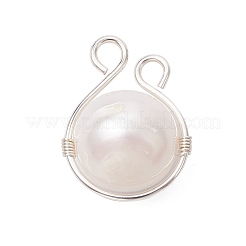 Подвески из натурального пресноводного жемчуга в виде картофеля PALLOY-JF03608-02