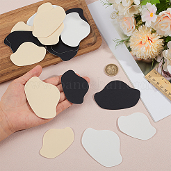 6 комплект двухцветных самоклеящихся нескользящих накладок для обуви из искусственной кожи&nbsp;AJEW-BC0009-36