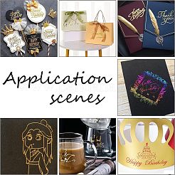 A4 фольга для горячего тиснения&nbsp;DIY-WH0193-02A