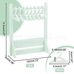 1 set di espositori per orecchini in acrilico opaco&nbsp;EDIS-PH0001-21C